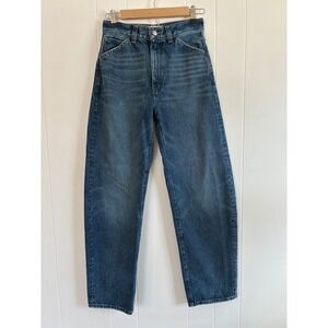 Madewell The Balloon Jean Mid Rise Blue Denim Women's Size 25 Greendale wash